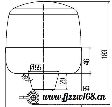 航空设备用 LED 2RL 010 979-011 报警灯