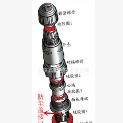 供应电缆焊接式连接器/防水连接器 IP68 UCU-FUS系列